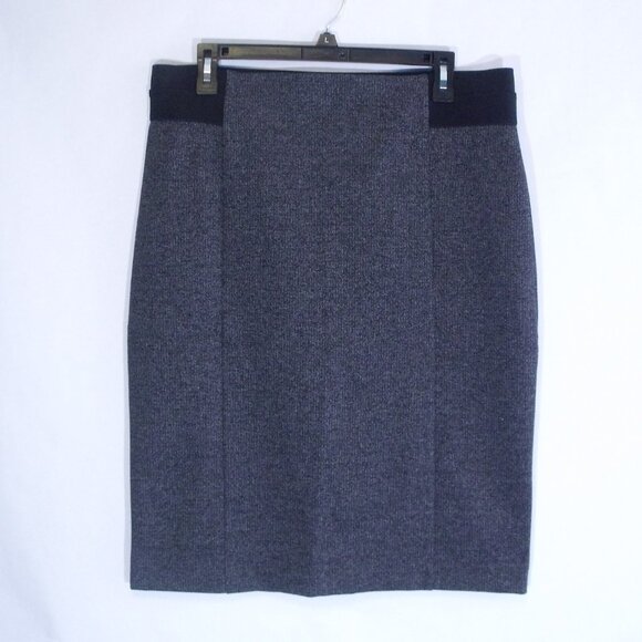 Ann Taylor Charcoal Gray Ponte Pencil Skirt - Picture 1 of 4